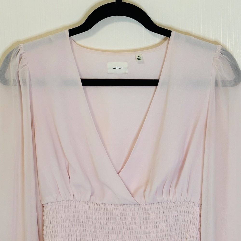 Wilfred Artizia Pale Pink Blouse Medium - Picture 4 of 8